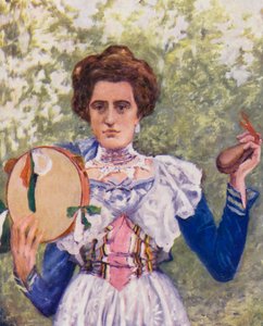 Tarantella Dancer with Castanets