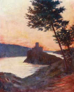 The Castle of the Amourel on the Tagus, Portugal by Augustine Fitzgerald