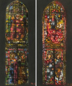 Sketches after a Stained Glass Window in the Cathedral of Florence
