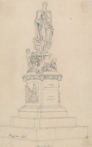 Statue of Frances, Duke of Bedford, in Russell Square, London