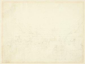 Study for Hospital, Middlesex, from Microcosm of London by Augustus Charles Pugin