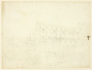 Study for Leaden Hall Market, from Microcosm of London