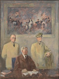 The High Command - Left Panel by Augustus Vincent Tack