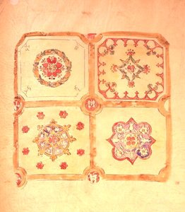 Ceiling design for the Palace of Westminster by Augustus Welby Northmore Pugin