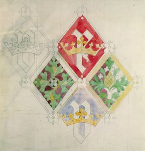 Stained Glass Window Design for the Houses of Parliament