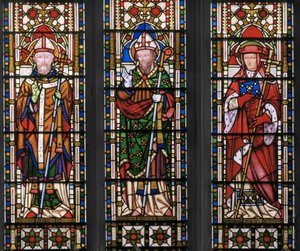 Virgin and Christ with Saints, East Window (detail)
