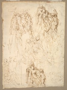 Studies for the Deposition by Aurelio Luini