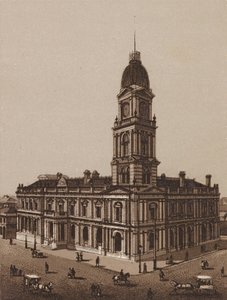 Melbourne, Australia: Hotham Town Hall by Australian School
