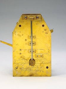 Month-Going Bodenstanduhr with Equation of Time and Full Calendar