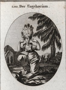 Allegory of Disobedience. The Book of Shame Marks Her Contempt for the Laws and Precepts That She Dominates by Treading at Her Feet the Brake and the Yoke Breezes. She Closes Her Ears So as Not to Listen to Reprimands. Her Hair Is Peacock Feathers. Engravi by Austrian School