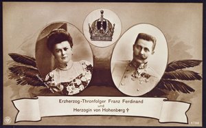 Archduke Franz Ferdinand of Austria, Heir to the Austrian Throne and His Wife, Duchess of Hohenberg, 1914 by Austrian School