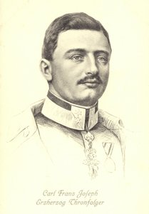 Archduke Karl Franz Joseph of Austria, heir to the Austro-Hungarian throne by Austrian School