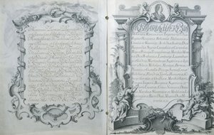 Austrian Ratification of the Marriage Contract for Marie-Antoinette, Archduchess of Austria with the Dauphin Louis of France, 23 April, 1770 by Austrian School