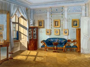 Biedermeier Style Parlour, ca 1830