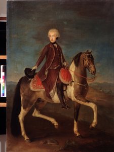 Equestrian Portrait of Empress Maria Theresa of Habsburg by Austrian School