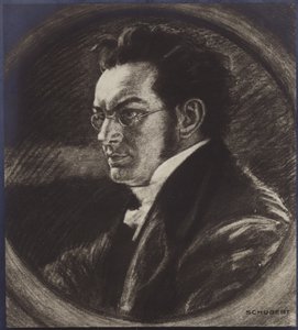 Portrait of Franz Schubert by Austrian School