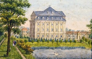 View of a country schloss, c.1780