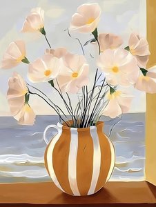 Coastal Window Blooms