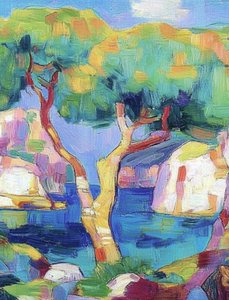 Colorful Coastal Tree