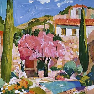 Pink Blossom Village