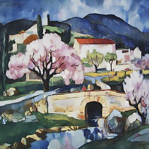 Spring Village Blossom