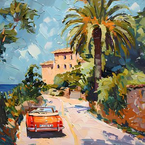 Sunny Coastal Drive by Avanesova Elena