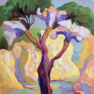 Vibrant Abstract Tree