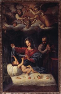 Virgin with Roses by Avanzino Nucci