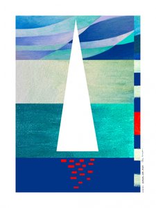 Minimalist Ocean Sail by Awol Art Alex