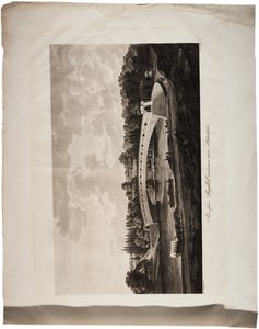 Bridge over the Schuylkill near Philadelphia, from an Atlas of the United States by Axel Leonhard Klinckowström