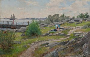 At the Coast by Axel Lindman