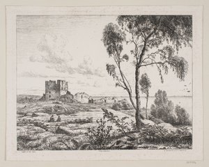 View at Hammershus by Axel Theodor Kittendorff