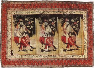 Close-up of a Karabagh rug, Azerbaijan by Azerbaijani School