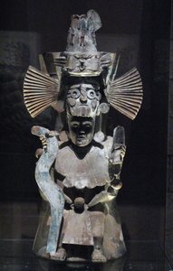 Incense Burner in the Form of the God Tlaloc, Tlahuac, Late Postclassic Period, c.1500 by Aztec