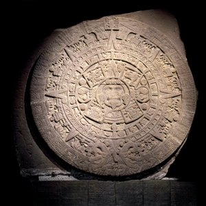 Pre-Columbian Civilization: The Aztec Calendar (Sun Stone) by Aztec Aztec