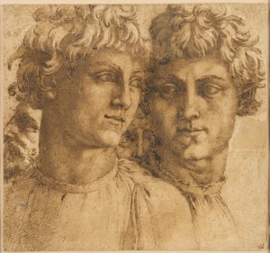 Two Studies of the Head of a Youth