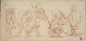 Carnival Figures by Baccio del Bianco