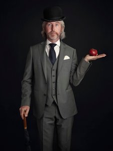 Gentleman with Red Apple by Baden Bowen