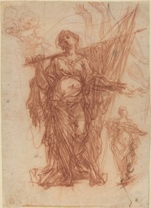 Female Saint Carrying a Banner by Baldassare Franceschini