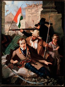 Risorgimento: Fighting in front of the Litta Palace in Milan