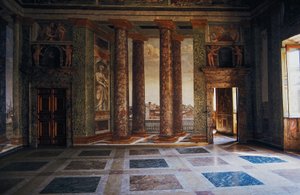 Fresco in Hall of Perspectives by Baldassarre Peruzzi