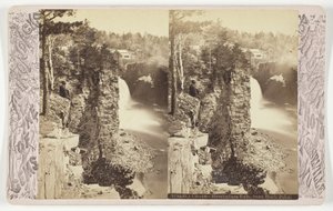 Ausable Chasm - Birmingham Falls, from Block Point by Baldwin Photo