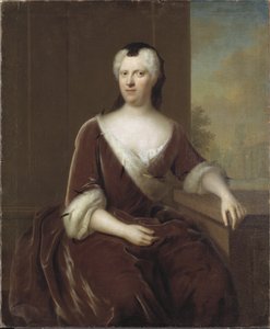 Portrait of Margravine Albertina Frederica of Baden-Durlach by Balthasar Denner