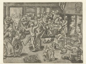 Vastenavond by Balthazar van den Bos
