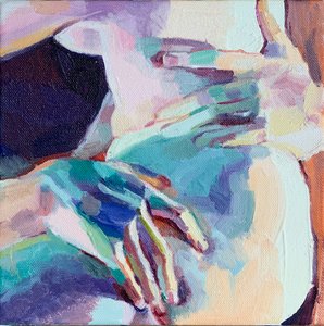 Hand 5, 2022 by Barbara Hoogeweegen