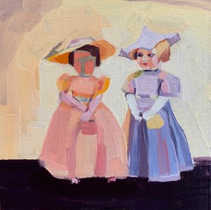 Leaving the dolls house by Barbara Hoogeweegen