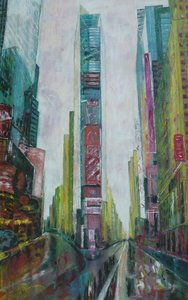 Vibrant City Reflections by Barbara Piatti