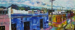 Vibrant Mountain Town by Barbara Piatti