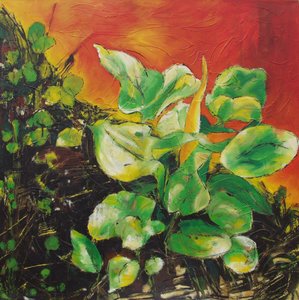 Vibrant Tropical Leaves