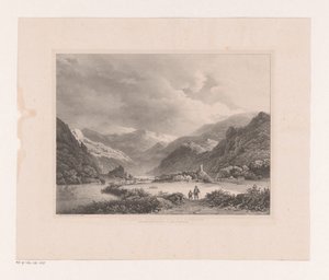 View of the Ahr Valley by Barend Cornelis Koekkoek
